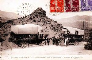 Teniet-el-Haad - Route d'Affeville - Rencontre des Courriers - 1921